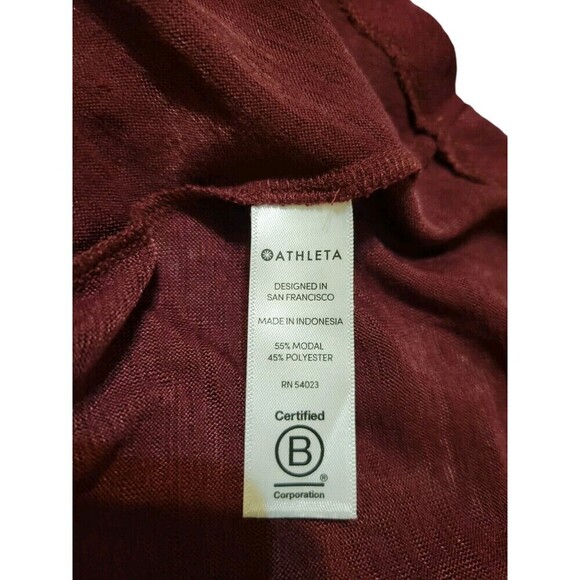 Athleta Breezy High Neck Modal Blend Racerback Tank Top sz XS #B-02 - Picture 6 of 10